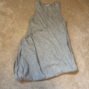 Z Supply Gray Sleeveless Tank Dress